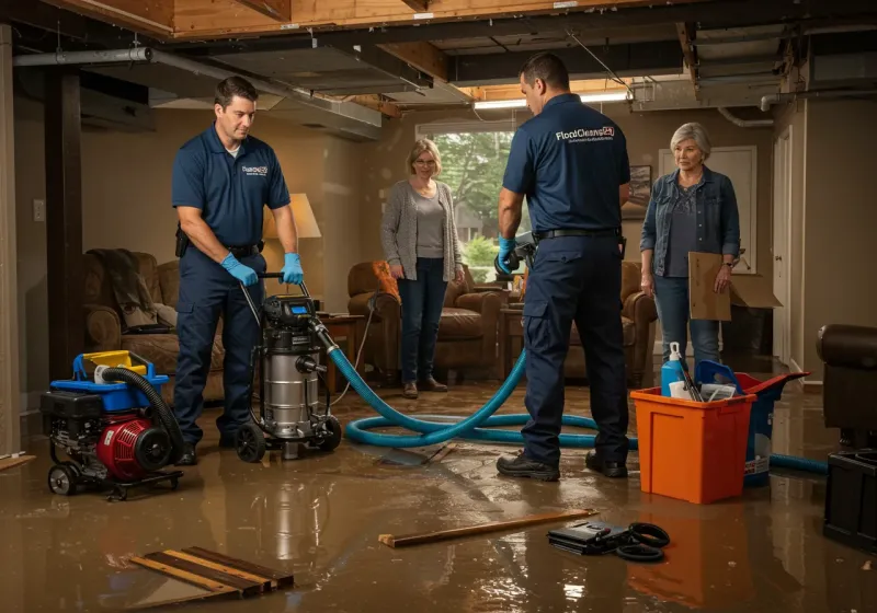 Basement Water Extraction and Removal Techniques process in Montville Center, CT